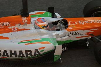 © 2012 Octane Photographic Ltd. Barcelona Winter Test 2 Day 1 - Thursday 24th March 2012. Force India VJM05 - Paul di Resta. Digital Ref : 0231lw7d8975