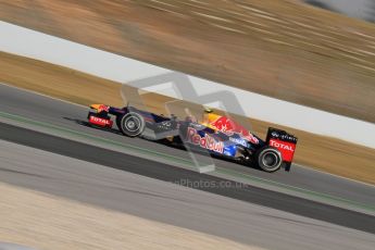 © 2012 Octane Photographic Ltd. Barcelona Winter Test 2 Day 1 - Thursday 1st March 2012. Red Bull RB8 - Mark Webber. Digital Ref : 0231lw7d9179