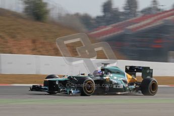 © 2012 Octane Photographic Ltd. Barcelona Winter Test 2 Day 1 - Thursday 1st March 2012. Caterham CT01 - Vitaly Petrov. Digital Ref : 0231lw7d9331