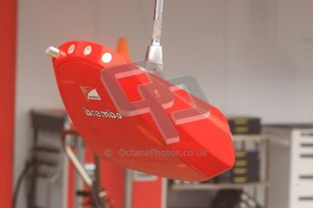 © 2012 Octane Photographic Ltd. Barcelona Winter Test 2 Day 2 - Friday 2nd March 2012. Ferrari's latest version of their traffic light system for pit control. Digital Ref :
