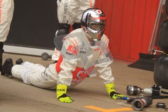 © 2012 Octane Photographic Ltd. Barcelona Winter Test 2 Day 2 - Friday 2nd March 2012. McLaren Practice pit stops. Digital Ref :