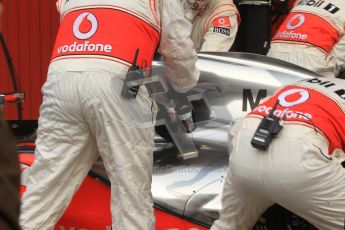 © 2012 Octane Photographic Ltd. Barcelona Winter Test 2 Day 2 - Friday 2nd March 2012. McLaren Practice pit stops. Digital Ref :