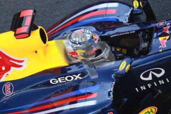 © 2012 Octane Photographic Ltd. Barcelona Winter Test 2 Day 2 - Friday 2nd March 2012. Red Bull RB8 - Sebastian Vettel. Digital Ref :