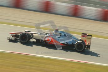 © 2012 Octane Photographic Ltd. Barcelona Winter Test 2 Day 2 - Friday 2nd March 2012. McLaren MP4/27 - Lewis Hamilton. Digital Ref :