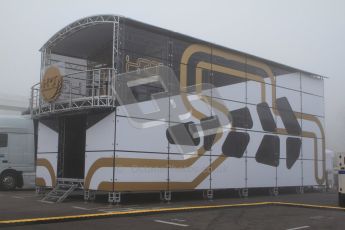 © 2012 Octane Photographic Ltd. Barcelona Winter Test 2 Day 2 - Friday 2nd March 2012. New HRT hospitality. Digital Ref :