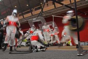 © 2012 Octane Photographic Ltd. Barcelona Winter Test 2 Day 2 - Friday 2nd March 2012. McLaren Practice pit stops. Digital Ref :