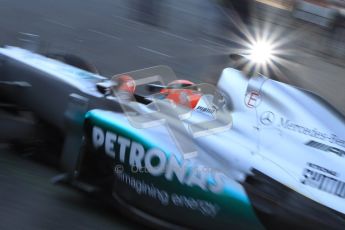 © 2012 Octane Photographic Ltd. Barcelona Winter Test 2 Day 2 - Friday 2nd March 2012. Mercedes W03 - Michael Schumacher. Digital Ref :