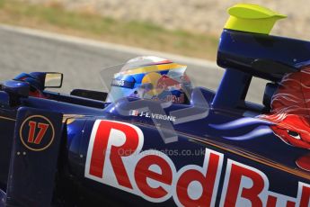 © 2012 Octane Photographic Ltd. Barcelona Winter Test 2 Day 2 - Friday 2nd March 2012. Toro Rosso STR7 - Jean-Eric Vergne. Digital Ref :