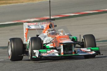 © 2012 Octane Photographic Ltd. Barcelona Winter Test 2 Day 2 - Friday 2nd March 2012. Force India VJM05 - Nico Hulkenberg. Digital Ref :