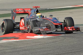 © 2012 Octane Photographic Ltd. Barcelona Winter Test 2 Day 2 - Friday 2nd March 2012. McLaren MP4/27 - Lewis Hamilton. Digital Ref :