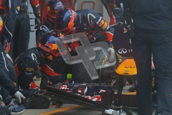 © 2012 Octane Photographic Ltd. Barcelona Winter Test 2 Day 2 - Friday 2nd March 2012. Red Bull practice pit stops. Digital Ref :