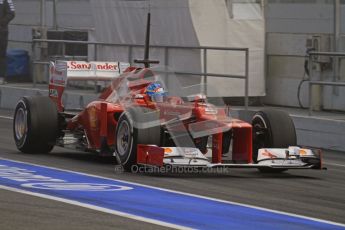 © 2012 Octane Photographic Ltd. Barcelona Winter Test 2 Day 2 - Friday 2nd March 2012. Ferrari F2012 - Fernando Alonso. Digital Ref :