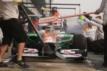 © 2012 Octane Photographic Ltd. Barcelona Winter Test 2 Day 2 - Friday 2nd March 2012. Force India VJM05 - Nico Hulkenberg. Digital Ref :