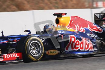© 2012 Octane Photographic Ltd. Barcelona Winter Test 2 Day 2 - Friday 2nd March 2012. Red Bull RB8 - Sebastian Vettel. Digital Ref :