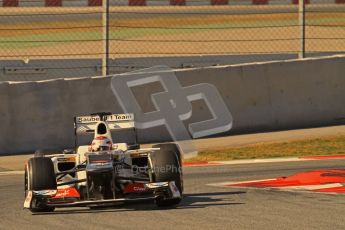 © 2012 Octane Photographic Ltd. Barcelona Winter Test 2 Day 2 - Friday 2nd March 2012. Sauber C31 - Kamui Kobayashi. Digital Ref :