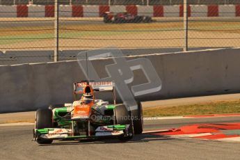 © 2012 Octane Photographic Ltd. Barcelona Winter Test 2 Day 2 - Friday 2nd March 2012. Force India VJM05 - Nico Hulkenberg. Digital Ref :