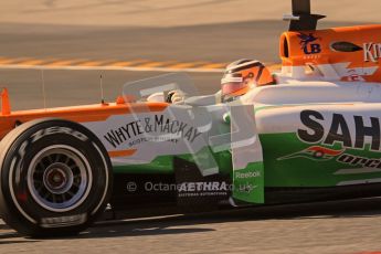 © 2012 Octane Photographic Ltd. Barcelona Winter Test 2 Day 2 - Friday 2nd March 2012. Force India VJM05 - Nico Hulkenberg. Digital Ref :