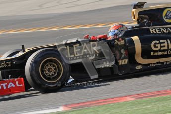 © 2012 Octane Photographic Ltd. Barcelona Winter Test 2 Day 2 - Friday 2nd March 2012. Lotus E20 - Romain Grosjean. Digital Ref :