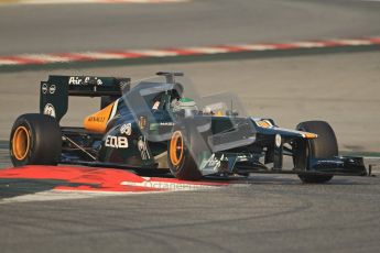 © 2012 Octane Photographic Ltd. Barcelona Winter Test 2 Day 3 - Saturday 3rd March 2012. Caterham CT01 - Heikki Kovalainen. Digital Ref : 0233cb7d9043