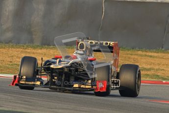 © 2012 Octane Photographic Ltd. Barcelona Winter Test 2 Day 3 - Saturday 3rd March 2012. Lotus E20 - Kimi Raikkonen. Digital Ref : 0233cb7d9175