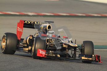 © 2012 Octane Photographic Ltd. Barcelona Winter Test 2 Day 3 - Saturday 3rd March 2012. Lotus E20 - Kimi Raikkonen. Digital Ref : 0233cb7d9184