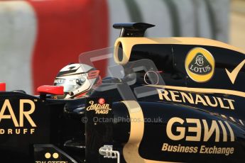 © 2012 Octane Photographic Ltd. Barcelona Winter Test 2 Day 3 - Saturday 3rd March 2012. Lotus E20 - Kimi Raikkonen. Digital Ref : 0233cb7d9195