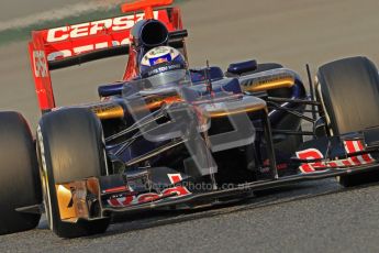 © 2012 Octane Photographic Ltd. Barcelona Winter Test 2 Day 3 - Saturday 3rd March 2012. Toro Rosso STR7 - Daniel Ricciardo. Digital Ref : 0233cb7d9295