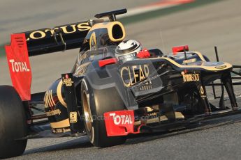 © 2012 Octane Photographic Ltd. Barcelona Winter Test 2 Day 3 - Saturday 3rd March 2012. Lotus E20 - Kimi Raikkonen. Digital Ref : 0233cb7d9326