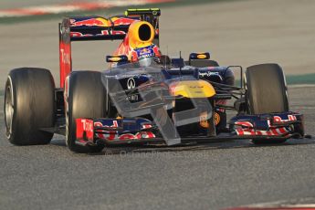 © 2012 Octane Photographic Ltd. Barcelona Winter Test 2 Day 3 - Saturday 3rd March 2012. Red Bull RB8 - Mark Webber. Digital Ref : 0233cb7d9367