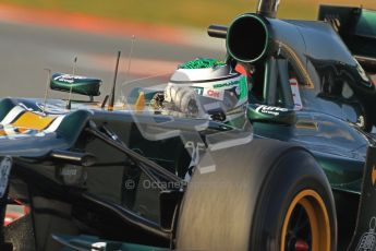 © 2012 Octane Photographic Ltd. Barcelona Winter Test 2 Day 3 - Saturday 3rd March 2012. Caterham CT01 - Heikki Kovalainen. Digital Ref : 0233cb7d9383