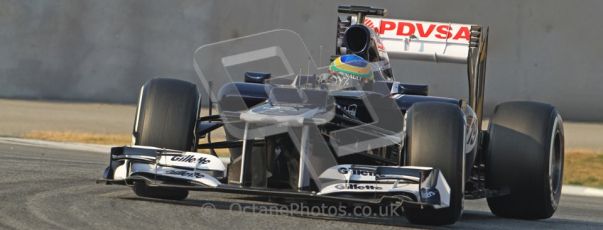 © 2012 Octane Photographic Ltd. Barcelona Winter Test 2 Day 3 - Saturday 3rd March 2012. Williams FW34 - Bruno Senna. Digital Ref : 0233cb7d9459
