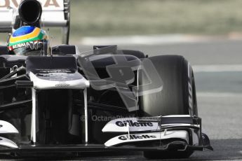 © 2012 Octane Photographic Ltd. Barcelona Winter Test 2 Day 3 - Saturday 3rd March 2012. Williams FW34 - Bruno Senna. Digital Ref : 0233cb7d9462