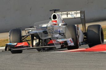 © 2012 Octane Photographic Ltd. Barcelona Winter Test 2 Day 3 - Saturday 3rd March 2012. Sauber C31 - Sergio Perez. Digital Ref : 0233cb7d9483