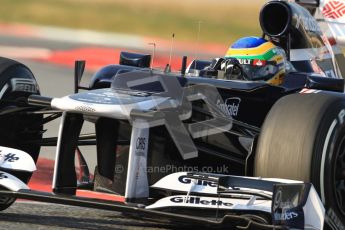 © 2012 Octane Photographic Ltd. Barcelona Winter Test 2 Day 3 - Saturday 3rd March 2012. Williams FW34 - Bruno Senna. Digital Ref : 0233cb7d9514