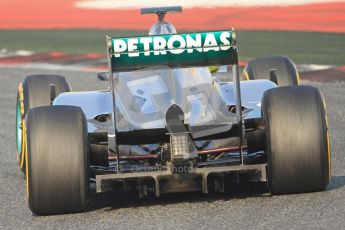 © 2012 Octane Photographic Ltd. Barcelona Winter Test Day 3 - Saturday 3rd March 2012. Mercedes W03 - Nico Rosberg. Digital Ref : 0233cb7d9589