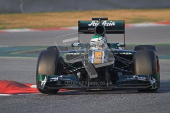 © 2012 Octane Photographic Ltd. Barcelona Winter Test 2 Day 3 - Saturday 3rd March 2012. Caterham CT01 - Heikki Kovalainen. Digital Ref : 0233lw7d2498