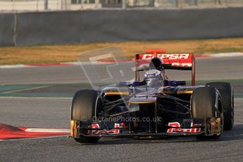 © 2012 Octane Photographic Ltd. Barcelona Winter Test 2 Day 3 - Saturday 3rd March 2012. Toro Rosso STR7 - Daniel Ricciardo. Digital Ref : 0233lw7d2509