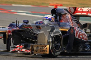 © 2012 Octane Photographic Ltd. Barcelona Winter Test 2 Day 3 - Saturday 3rd March 2012. Toro Rosso STR7 - Daniel Ricciardo. Digital Ref : 0233lw7d2512