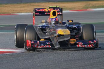 © 2012 Octane Photographic Ltd. Barcelona Winter Test 2 Day 3 - Saturday 3rd March 2012. Red Bull RB8 - Mark Webber. Digital Ref : 0233lw7d2522