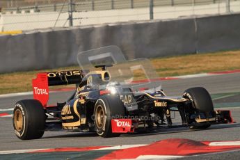 © 2012 Octane Photographic Ltd. Barcelona Winter Test 2 Day 3 - Saturday 3rd March 2012. Lotus E20 - Kimi Raikkonen. Digital Ref : 0233lw7d2652
