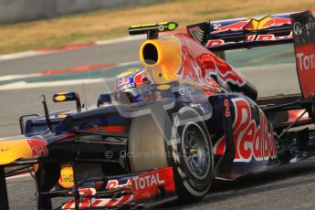 © 2012 Octane Photographic Ltd. Barcelona Winter Test 2 Day 3 - Saturday 3rd March 2012. Red Bull RB8 - Mark Webber. Digital Ref : 0233lw7d2728