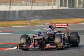 © 2012 Octane Photographic Ltd. Barcelona Winter Test 2 Day 3 - Saturday 3rd March 2012. Toro Rosso STR7 - Daniel Ricciardo. Digital Ref : 0233lw7d2755
