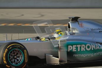 © 2012 Octane Photographic Ltd. Barcelona Winter Test Day 3 - Saturday 3rd March 2012. Mercedes W03 - Nico Rosberg. Digital Ref : 0233lw7d3078