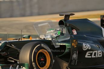 © 2012 Octane Photographic Ltd. Barcelona Winter Test 2 Day 3 - Saturday 3rd March 2012. Caterham CT01 - Heikki Kovalainen. Digital Ref : 0233lw7d3089