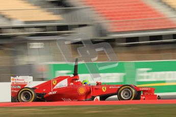 © 2012 Octane Photographic Ltd. Barcelona Winter Test 2 Day 3 - Saturday 3rd March 2012. Ferrari F2012 - Felipe Massa. Digital Ref : 0233lw7d3252