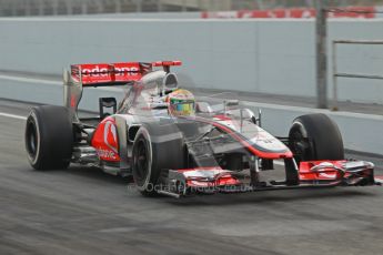 © 2012 Octane Photographic Ltd. Barcelona Winter Test 2 Day 4 - Sunday 4th March 2012. McLaren MP4/27 - Lewis Hamilton. Digital Ref : 0234cb1d2823