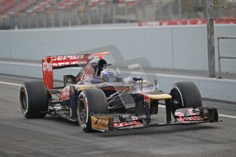 © 2012 Octane Photographic Ltd. Barcelona Winter Test 2 Day 4 - Sunday 4th March 2012. Toro Rosso STR7 - Daniel Ricciardo. Digital Ref : 0234cb1d2834