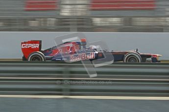 © 2012 Octane Photographic Ltd. Barcelona Winter Test 2 Day 4 - Sunday 4th March 2012. Toro Rosso STR7 - Daniel Ricciardo. Digital Ref : 0234cb1d2917