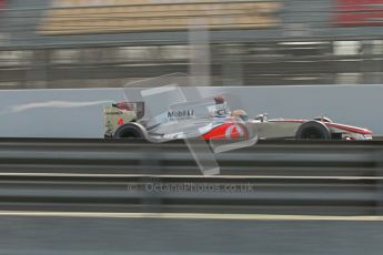 © 2012 Octane Photographic Ltd. Barcelona Winter Test 2 Day 4 - Sunday 4th March 2012. McLaren MP4/27 - Lewis Hamilton. Digital Ref : 0234cb1d2970