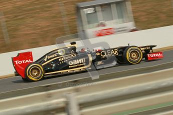 © 2012 Octane Photographic Ltd. Barcelona Winter Test 2 Day 4 - Sunday 4th March 2012. Lotus E20 - Kimi Raikkonen. Digital Ref : 0234cb1d3232